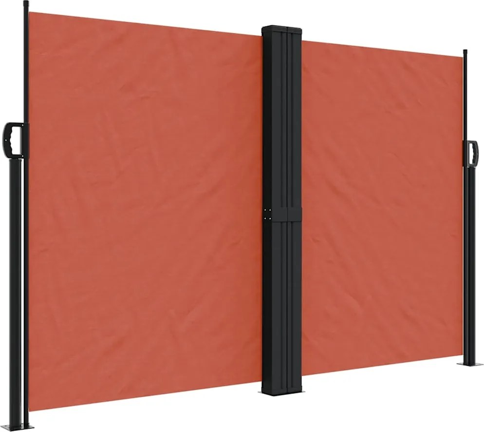 vidaXL terrakotta behúzható oldalsó napellenző 160 x 1000 cm