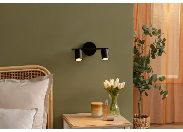 Atmosphera - VICO spotlámpa 2xGU10/25W/230V fekete