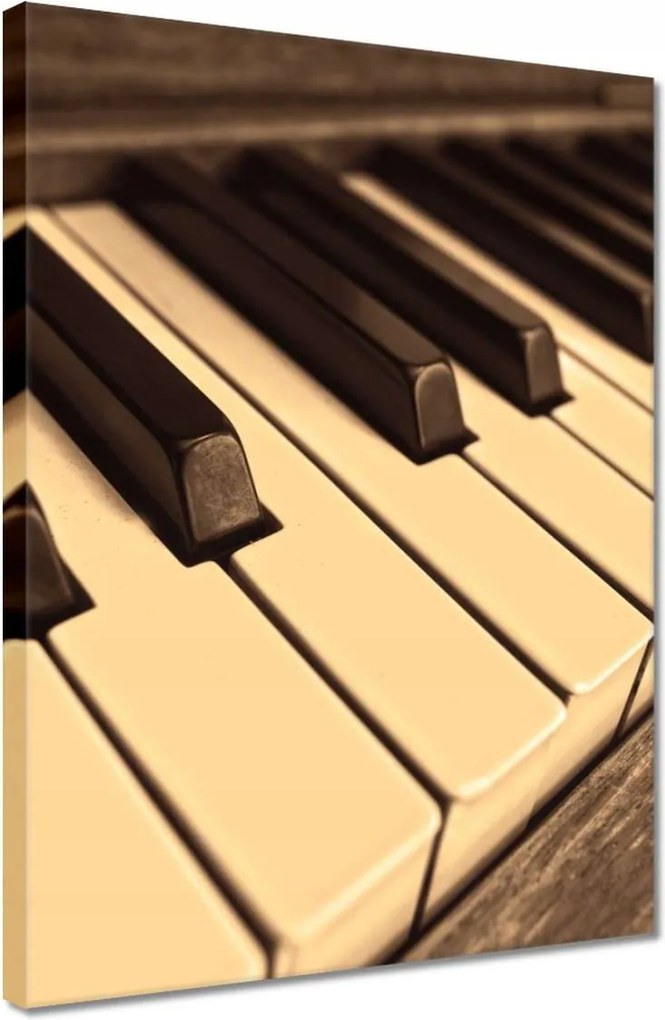 Vászonkép 30x40 Billentyűzet Zongora