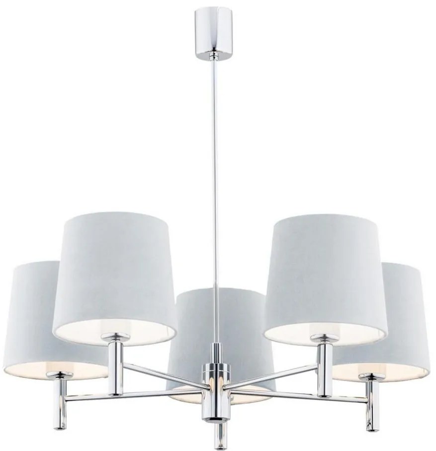 Argon 2076 - BOLZANO függeszték 5xE27/15W/230V kék