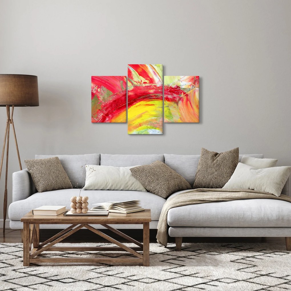 Absztrakció kép - festmény (90x60 cm)