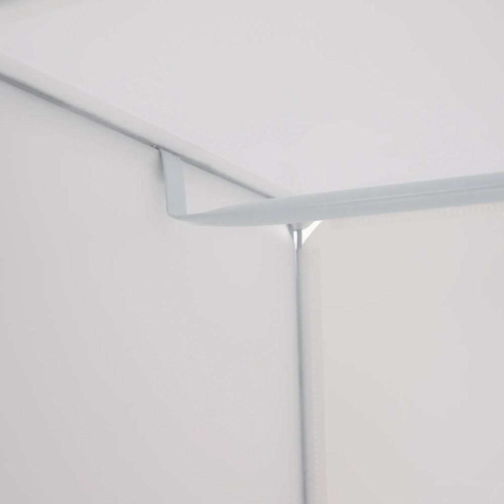 Gyerek moduláris szekrény, fehér/barna minta, KIRBY