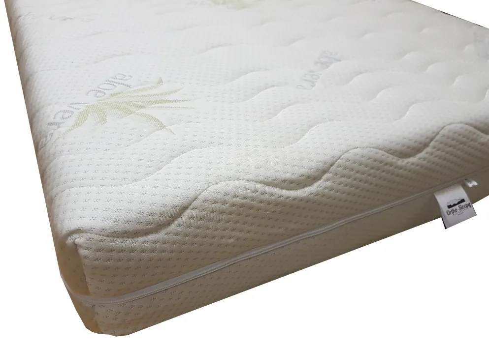 Ortho-Sleepy High Luxus 22 cm magas ortopéd vákuum matrac 4 cm memory Aloe vera huzattal / 150x200 cm