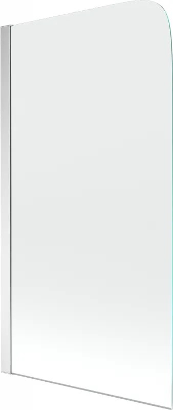 Mexen Felix egyajtós fürdőszobai paraván 75 x 140 cm, átlátszó, króm - 890-075-001-01-00