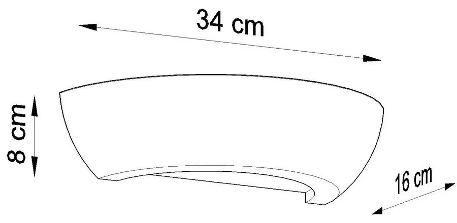 Arto kerámia falilámpa - Sollux