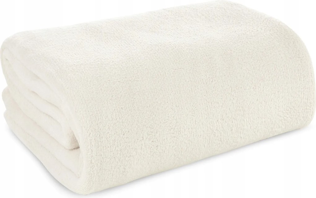 Clarissa mikroszálas takaró 150x200 cm krémszínű pléd ágytakaró kanapé