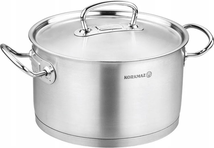 Proline rozsdamentes acél fazék Korkmaz kiváló minőség 24x14 cm 6,2 l