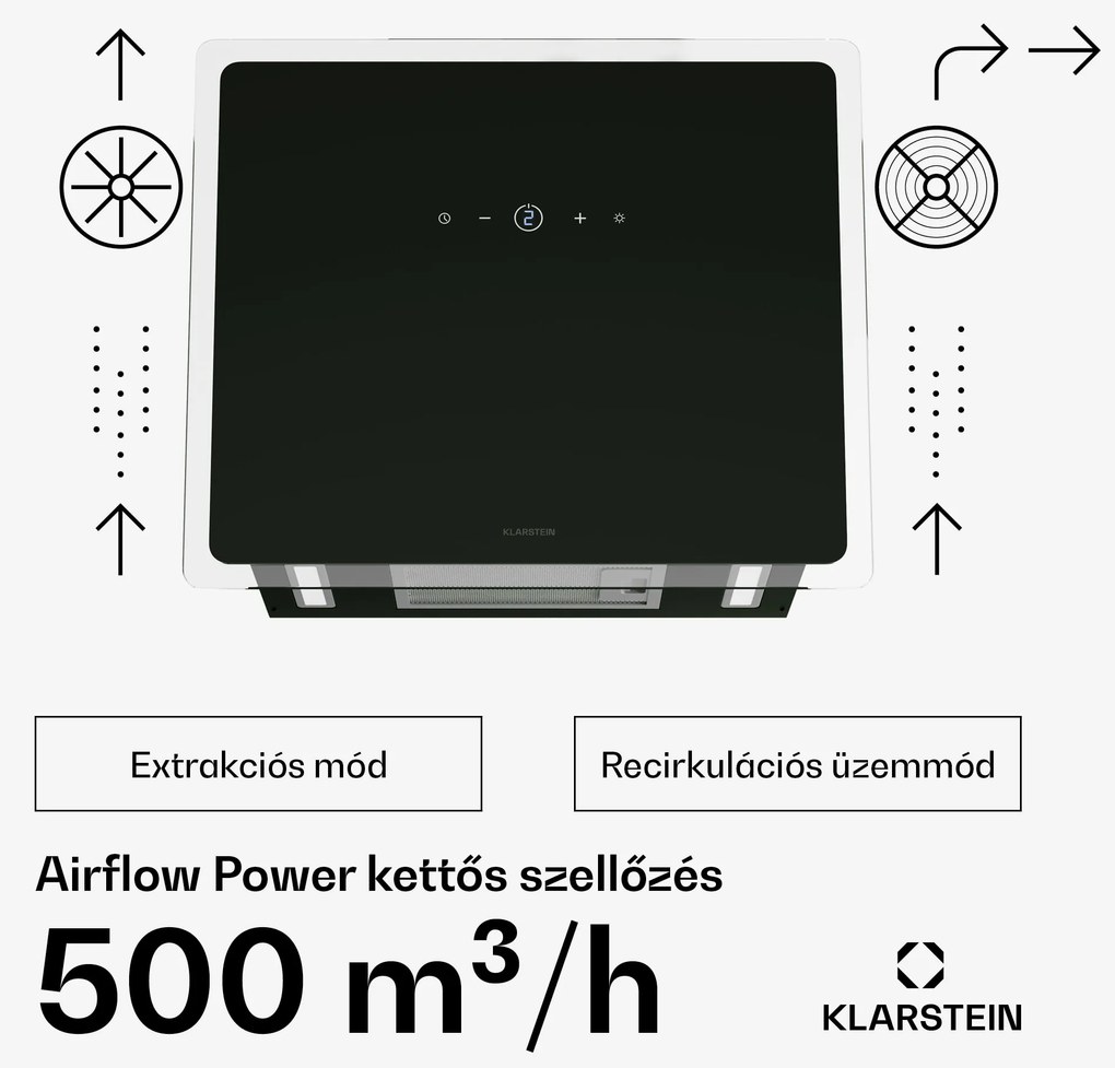 Klarstein AlizeEdge páraelszívó, Érintős, Lapos, Csendes, Beépített, A+