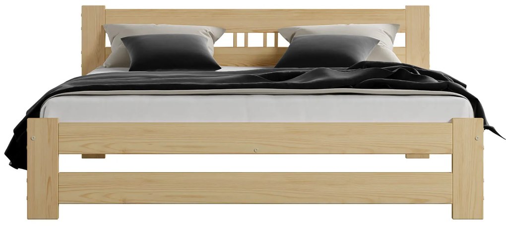 Fa ágy 120x200 LUX VitBed fenyő