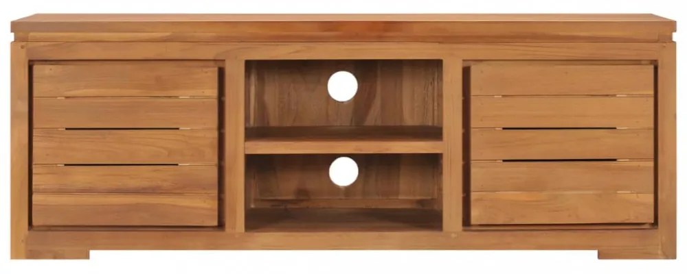 tömör tíkfa TV-szekrény 110 x 30 x 40 cm
