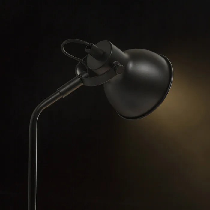 RENDL ROSITA stolní černá/zlatá 230V LED GU10 9W