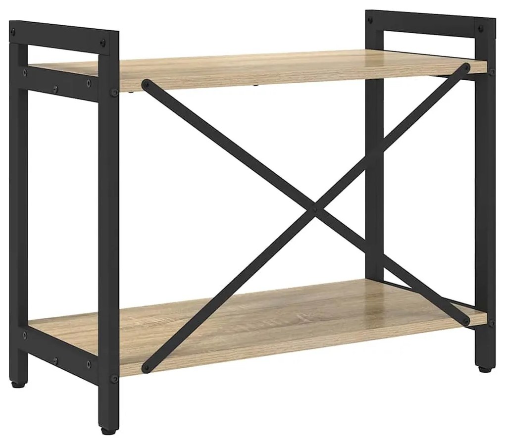 Könyvszekrény sonoma tölgy 60 x 30 x 48.5 cm Faanyag