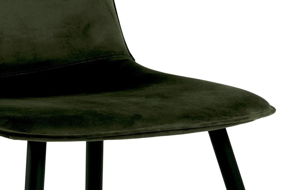 Design étkezőszék Damek olajzöld