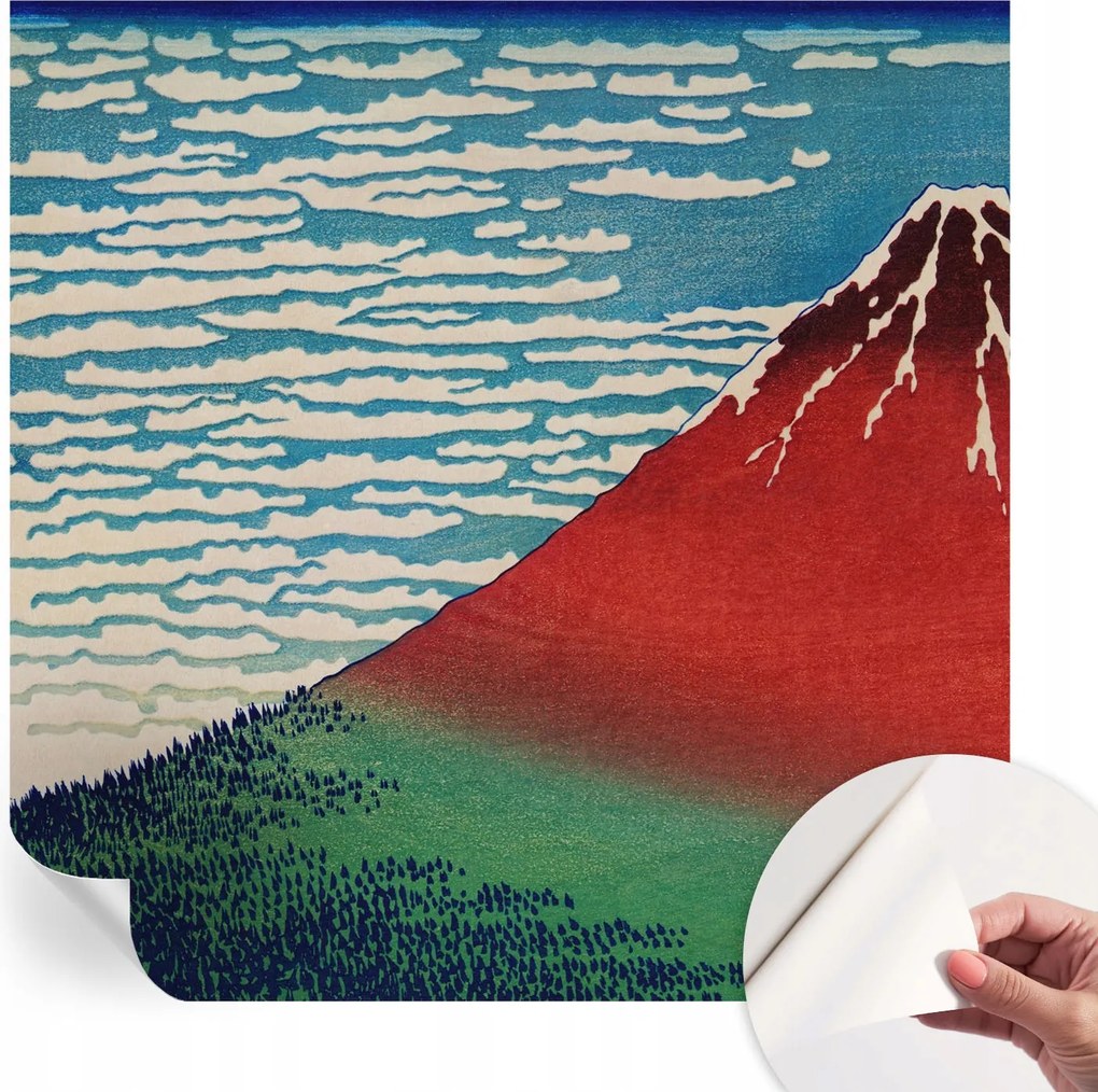 Fotótapéta Fali tapéta Hálószobába és Nappaliba Piros hegy 250x250 cm