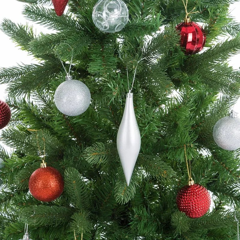 Casaria® Műfenyő karácsonyfa 140 cm + állvány