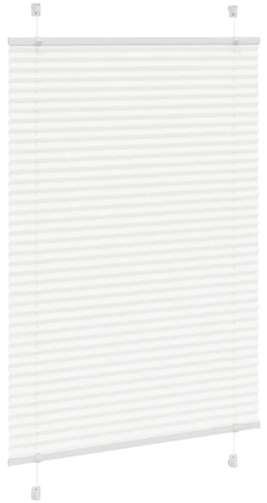 pliszírozott redőny Fehér 85x100 cm szövetszélesség 84,4 cm