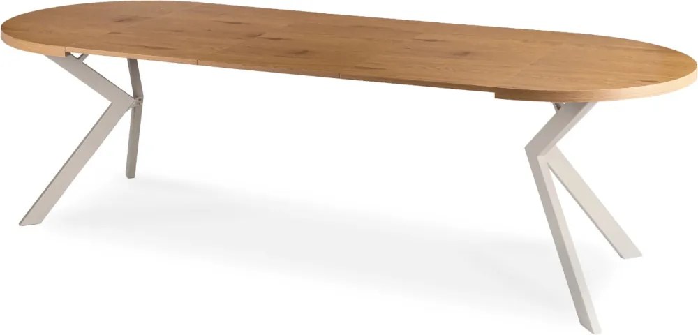 Modern bővíthető étkezőasztal LUKAS 100–250 cm tölgy kasmír