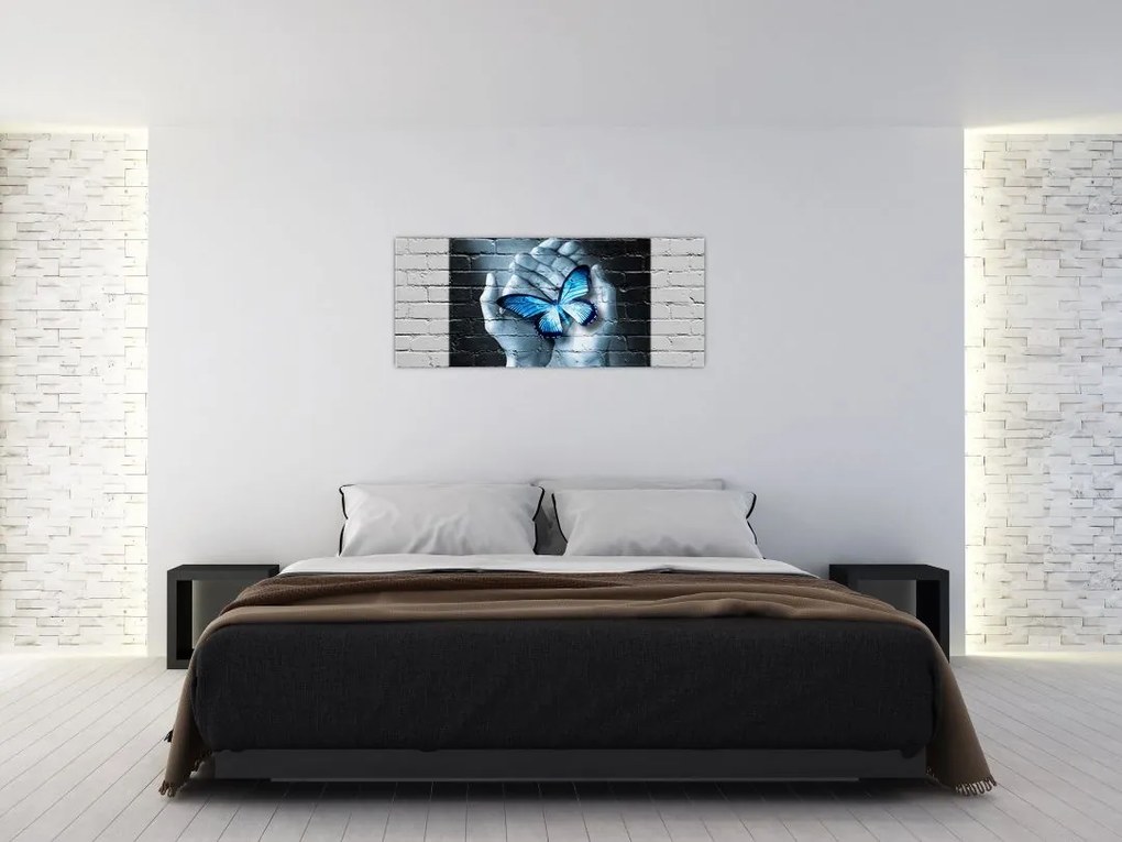 A pillangó képe a falon (120x50 cm)
