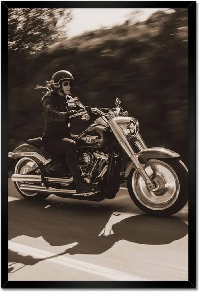 Poszterek keretben 40x60 Harley Davidson Motorkerékpár
