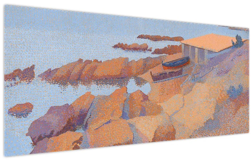 Kép - Henri Edmond Cross, Calanque des Antibois, reprodukciók (120x50 cm)