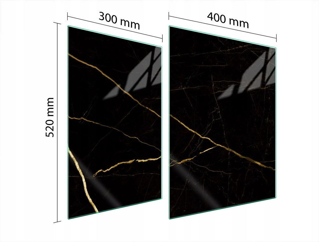 Üveg Tűzhelyvédő Főzőlap 70x52 Márvány Edzett Üveg