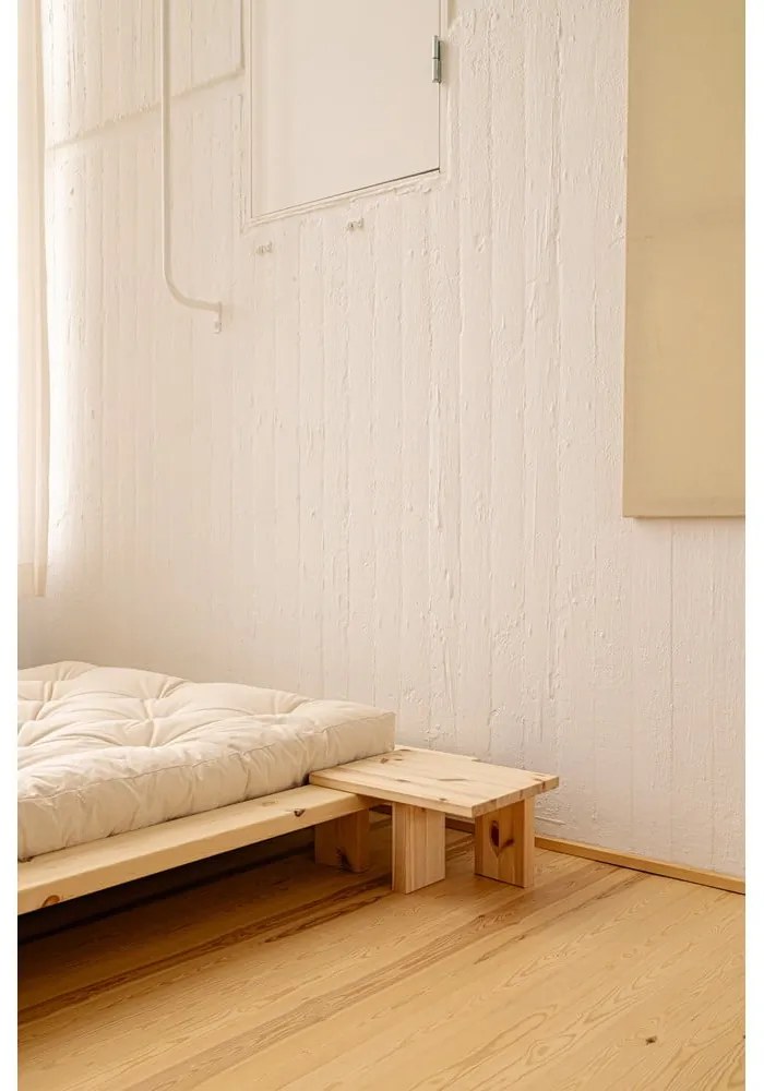Natúr színű borovi fenyő éjjeliszekrény Japan – Karup Design