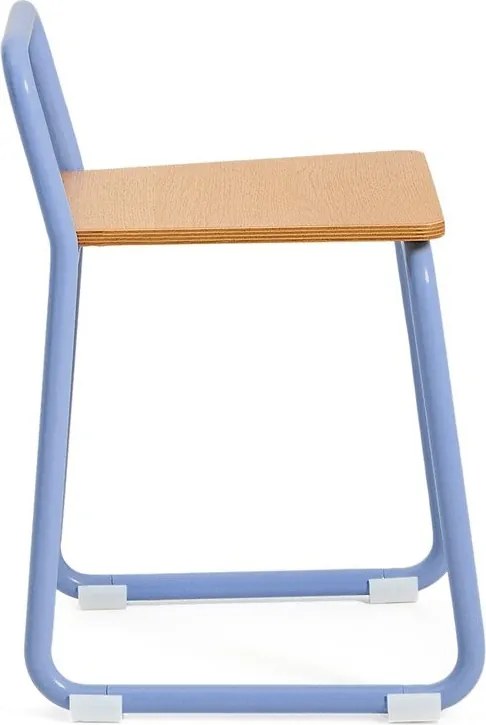 Kék fém gyerek szék Tinn – Kave Home