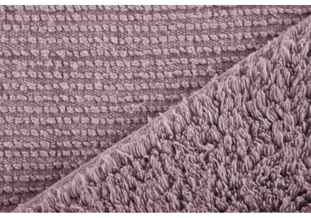 Luca rózsaszín pamut fürdőszobaszőnyeg, 60 x 100 cm - Tiseco Home Studio