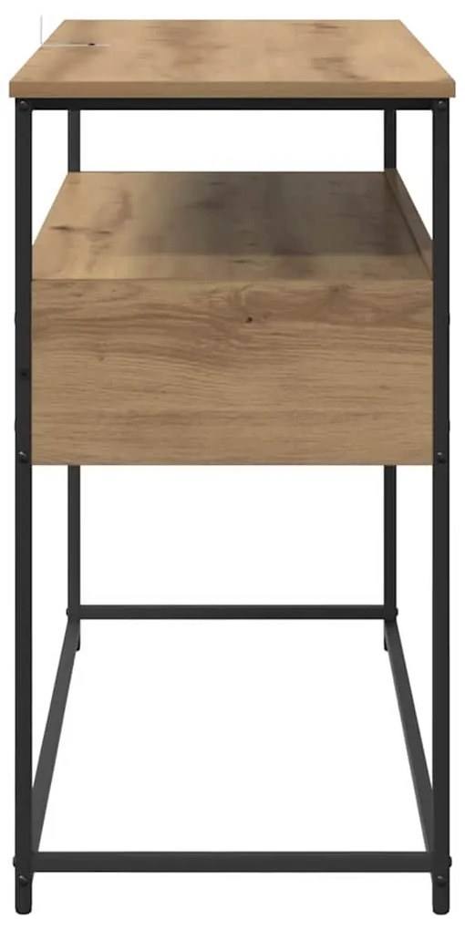 Konzolasztal fiókkal Artisan tölgy 100 x 40 x 75 cm Faanyag