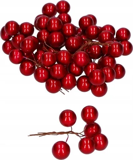 Gyümölcs golyók 16mm-es dróton dekoratív 72db