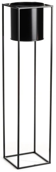 RING virágtartó állvány 100x23 cm fekete