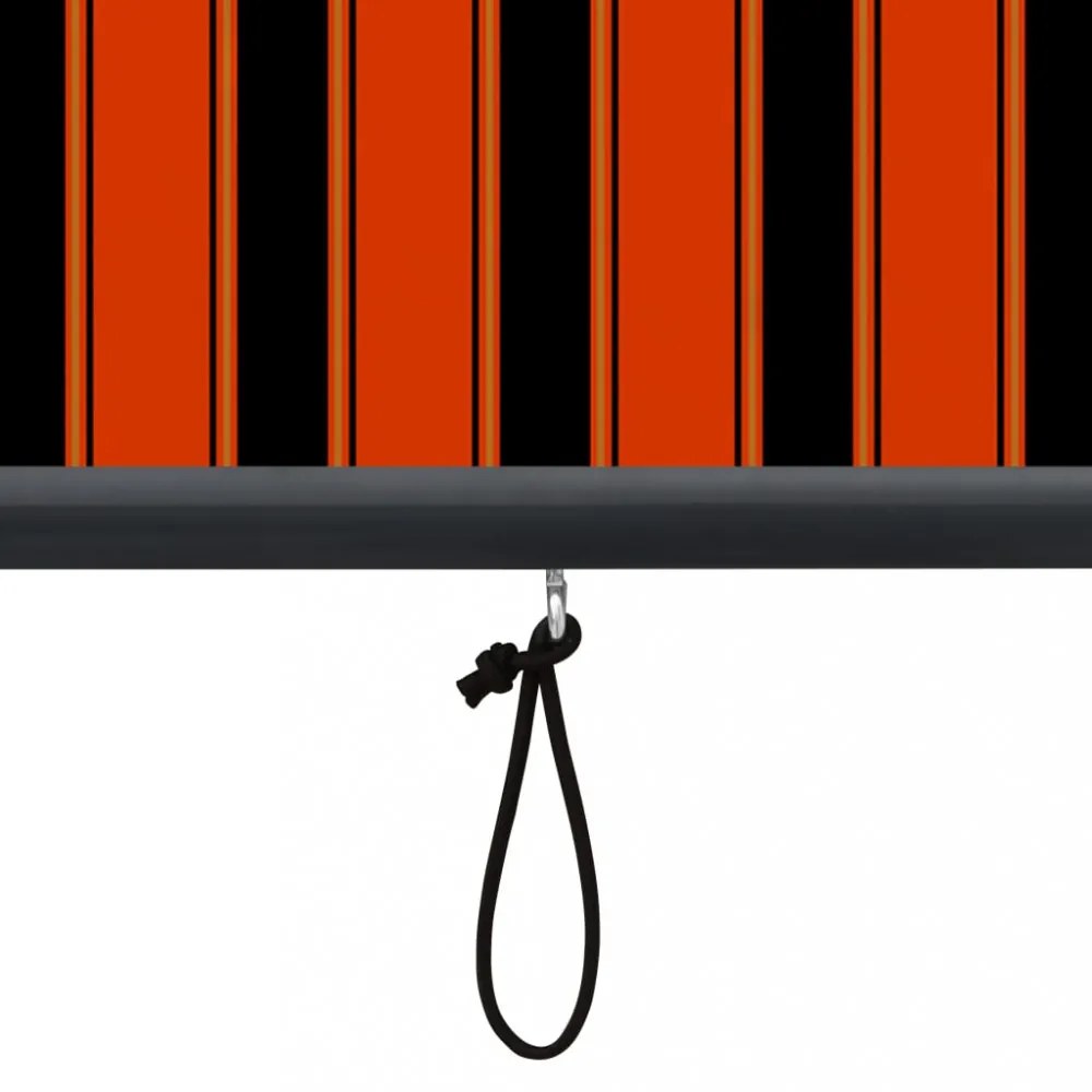 narancssárga és barna kültéri roló 60 x 250 cm