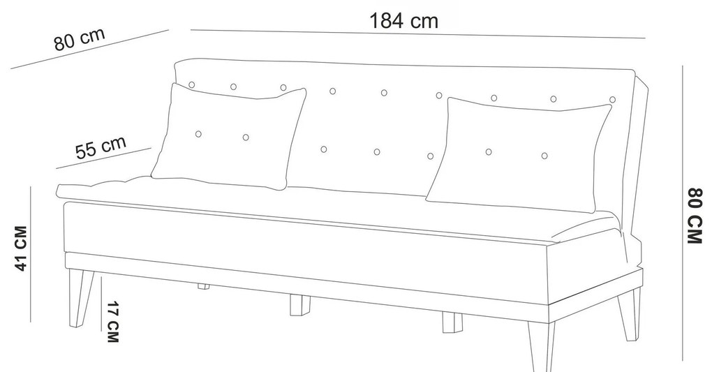 Ülőgarnitúra Flipper (zöld). 1101638