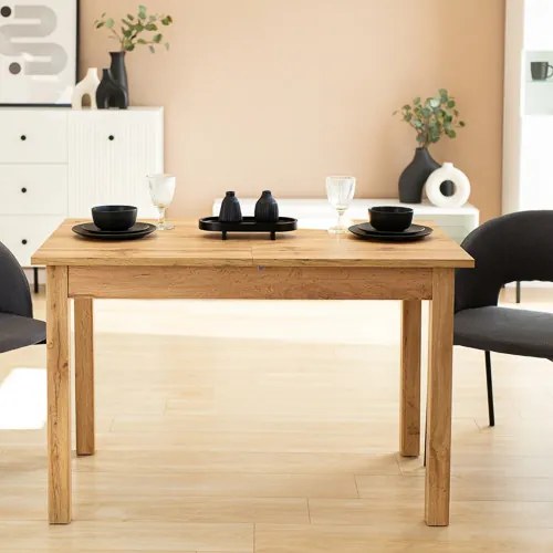 NEO Étkezőasztal Tölgy Színben 120 cm Lawa Kurt