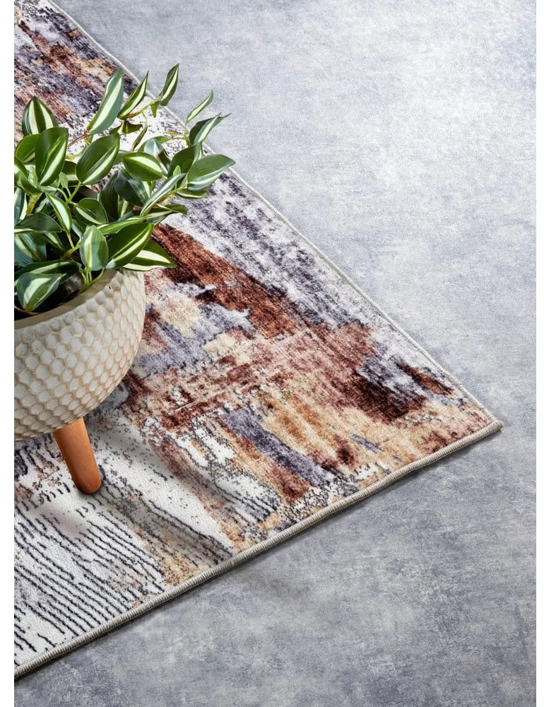 Szürke szőnyeg 80x150 cm Malard Copper Gold – Elle Decoration