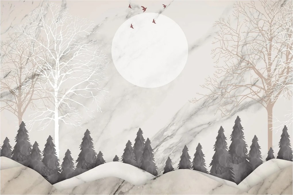 Kép - Téli táj (90x60 cm)