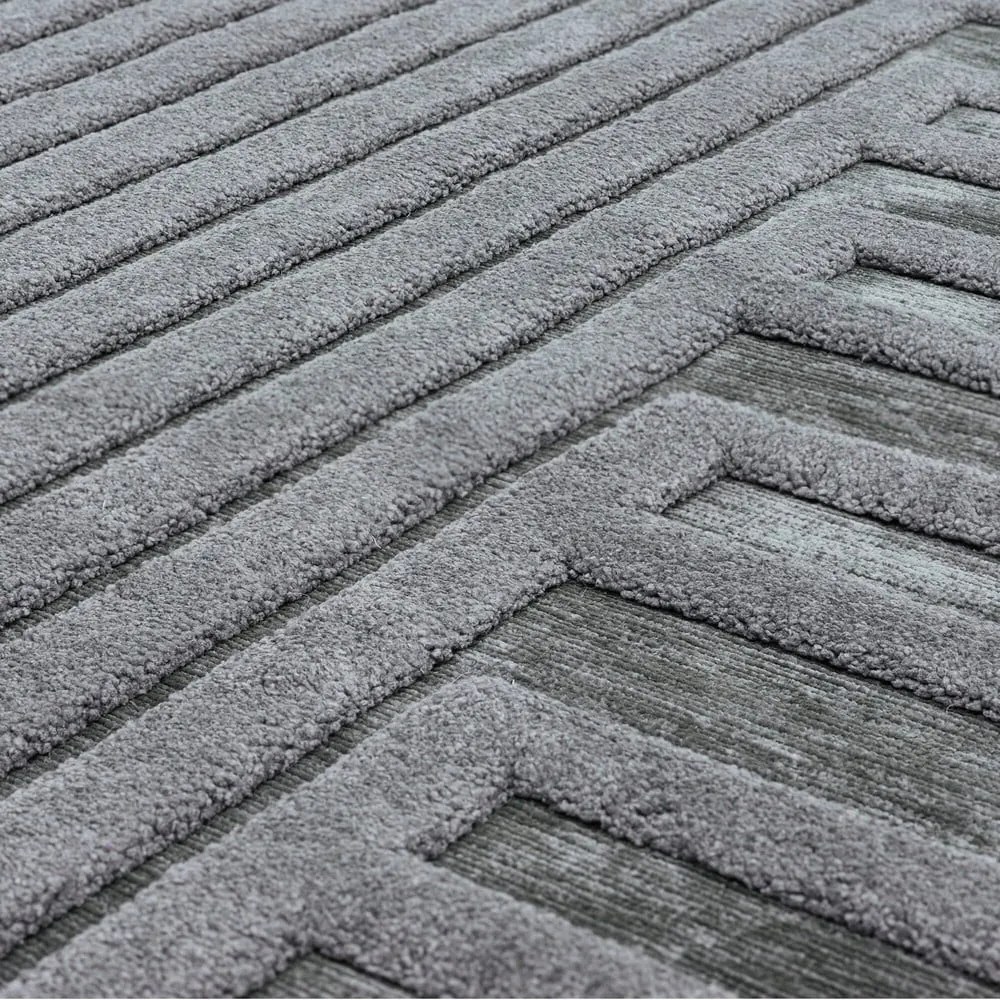Antracitszürke szőnyeg 120x170 cm Valley – Asiatic Carpets