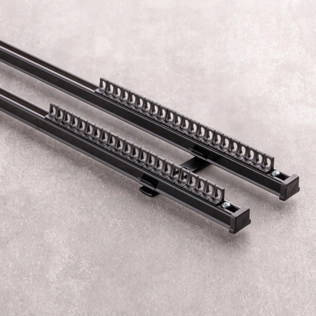 Alumínium mennyezeti sín Ts dupla 180cm mennyezeti szett