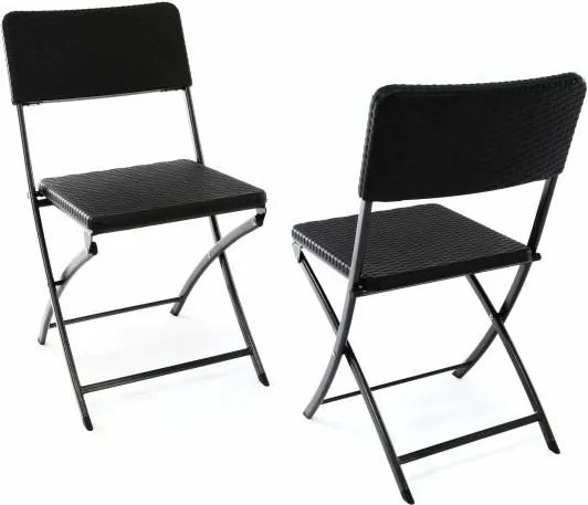 GARTHEN Kerti összecsukható bútor készlet rattan megjelenés