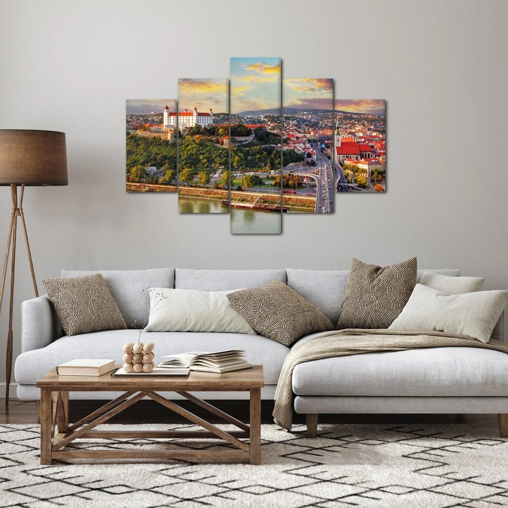 Kép - panoráma, Pozsony, Szlovákia (150x105 cm)