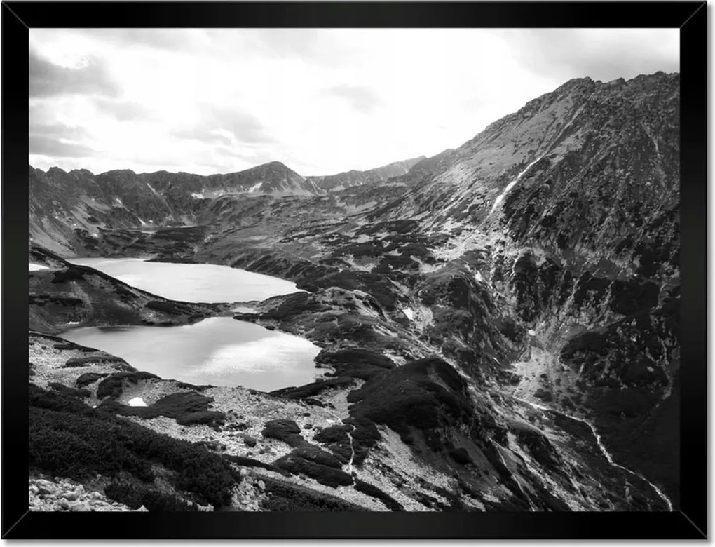 Poszterek keretben 40x30 Tátra Lengyel hegyek Kilátás