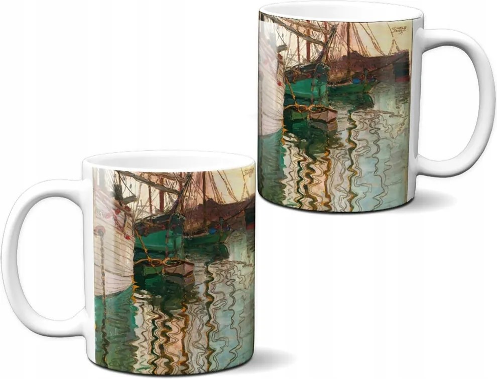 Egon Schiele kikötői bögre