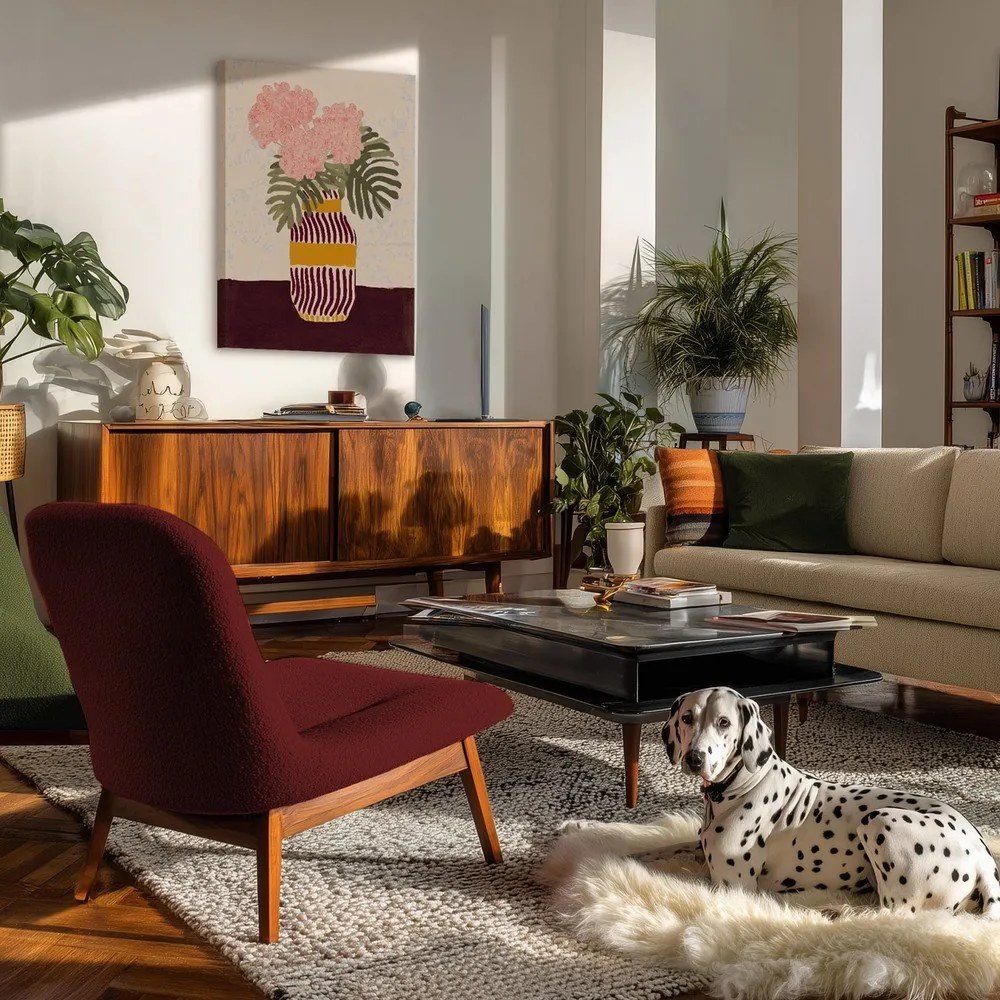 Kép 60x80 cm Striped Vase – Styler