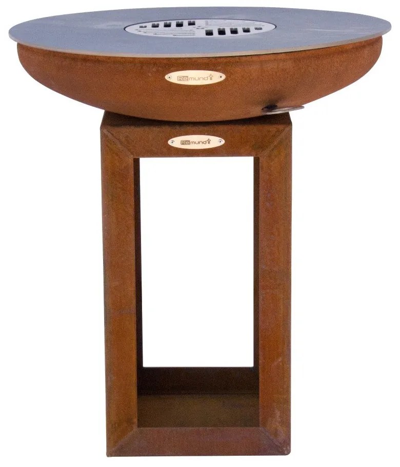 Carus S barna kültéri grill, ø 62 cm - Remundi