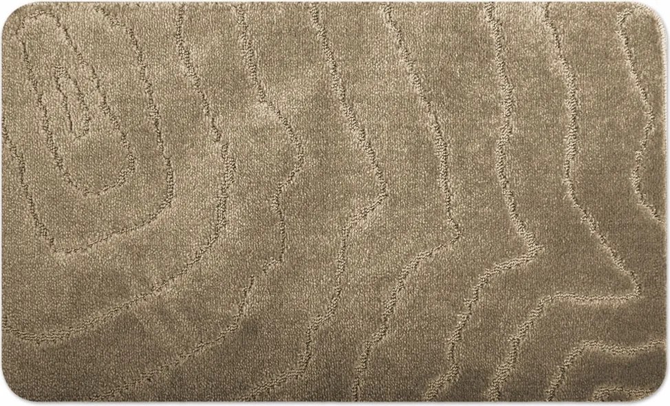 Fürdőszoba Szőnyeg Barna Bézs Puha Csúszásgátló