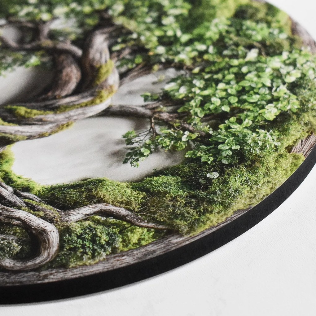 DUBLEZ | Moha Életfa – Luxus hatású fa falikép természetes megjelenéssel