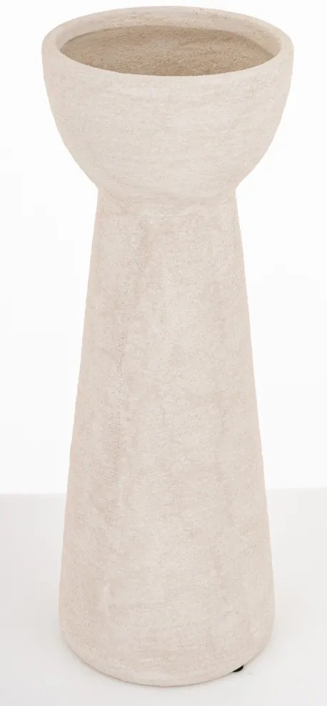 Evora design Váza kerámia fehér 35x12.5x12.5cm