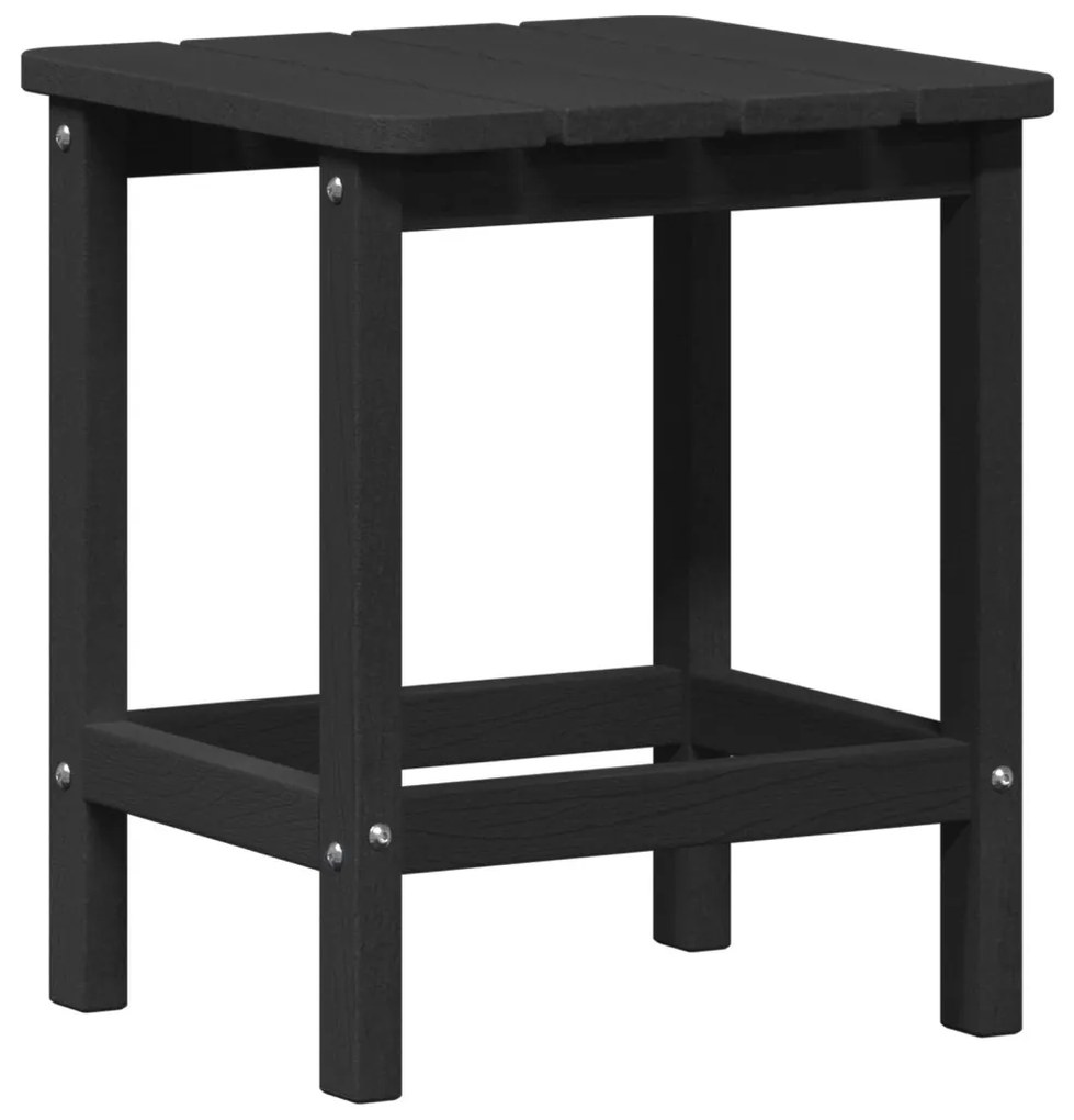 3 darabos kerti lounge szett - Fekete HDPE