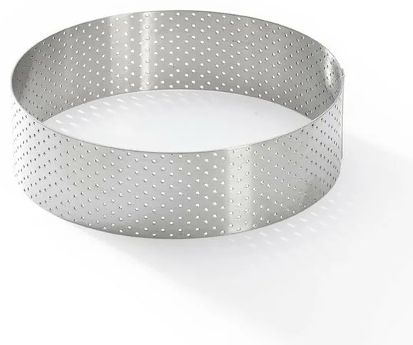 De Buyer 3098.05 perforált torta körkeret 12,5 cm,rozsdamentes acél