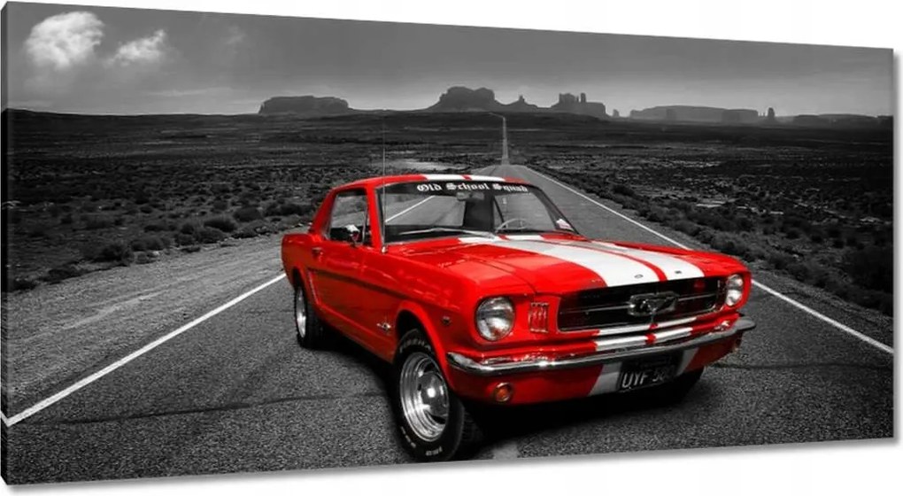 Képek 115x55 Piros Ford Mustang Usa